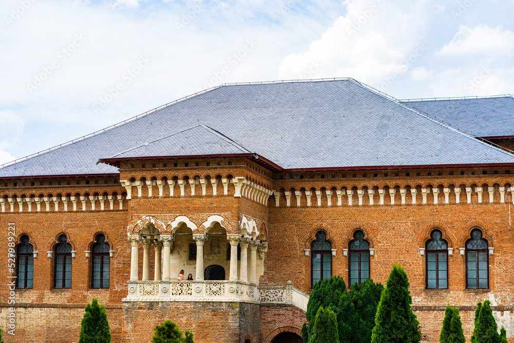 Obraz premium People visiting Mogosoaia Palace close to Bucharest, Romania, 2021
