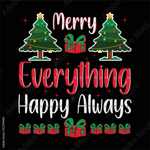 best happy christmas t shirt design vector