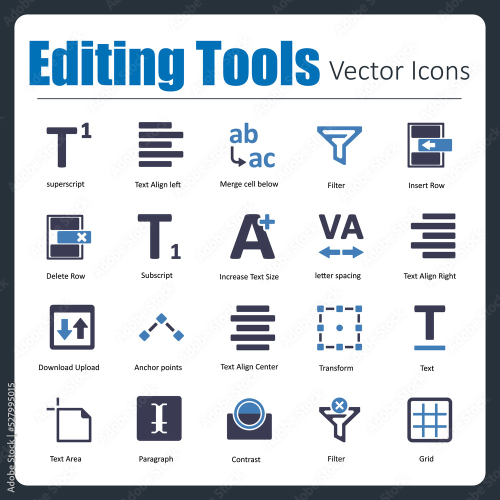 Editing Tools Editing Tools