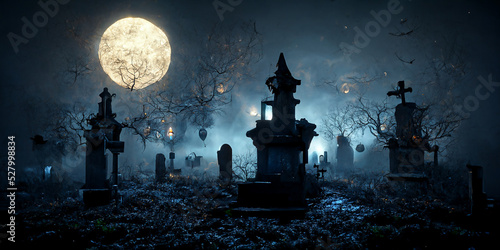 Fototapete Halloween day eyes of Jack O' Lanterns trick or treating Samhain All Hallows' Ev