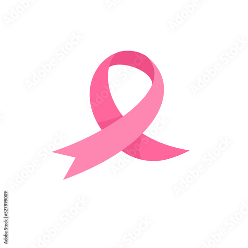 Wallpaper Mural crossed pink ribbon symbol of world cancer day Torontodigital.ca