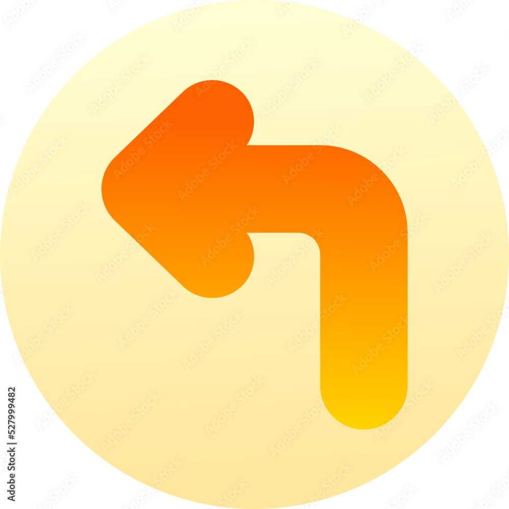 turn left flat icon turn left flat icon