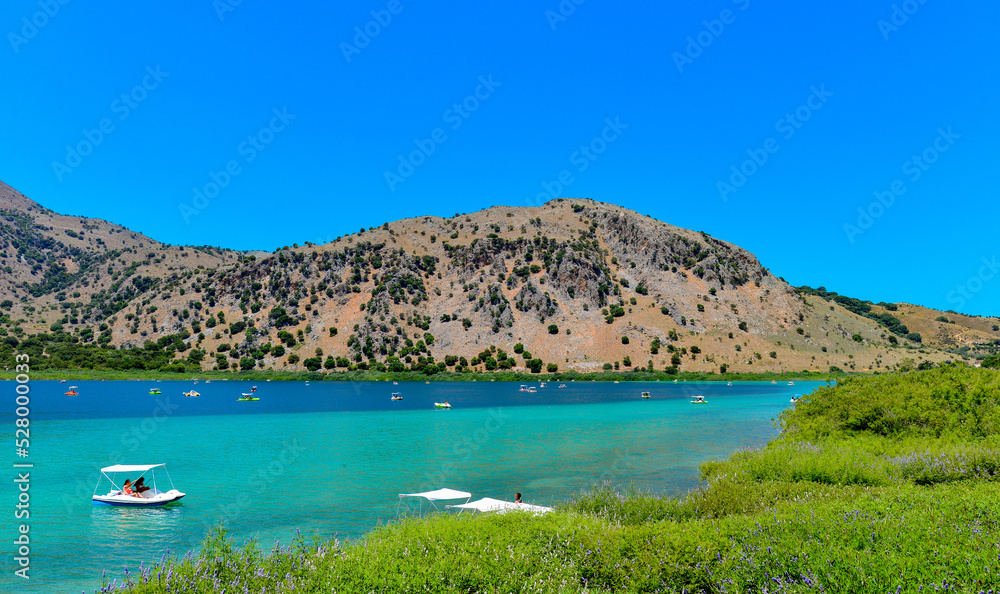 Kournas-See in der Nähe von Georgioupoli, Kreta