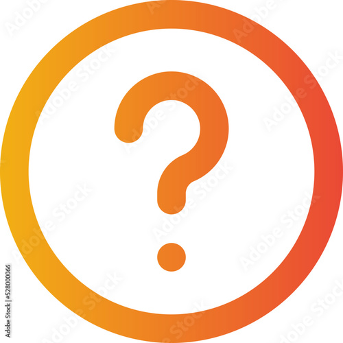 faq gradient icon