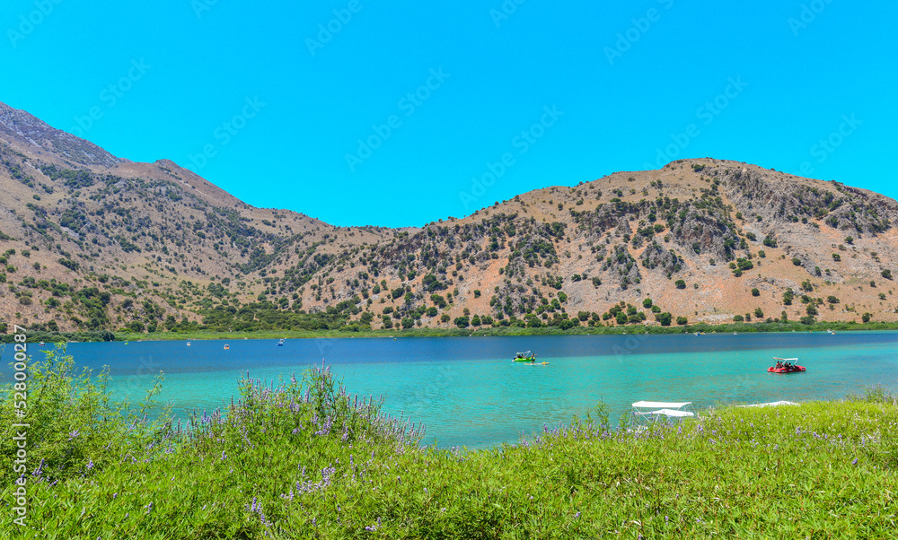 Kournas-See in der Nähe von Georgioupoli, Kreta