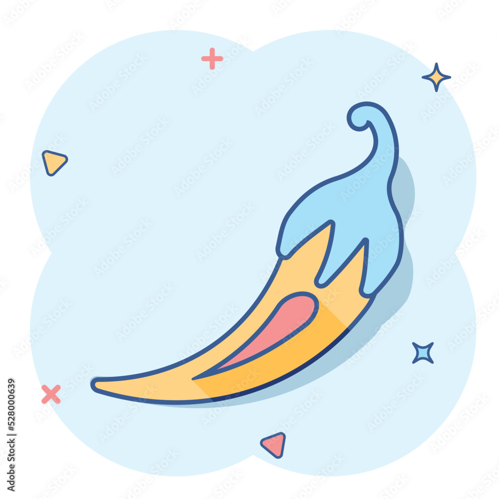 Vector cartoon chili pepper icon in comic style. Spicy peppers concept illustration pictogram. Chili paprika business splash effect concept. Vector cartoon chili pepper icon in comic style. Spicy peppers concept illustration pictogram. Chili paprika business splash effect concept.