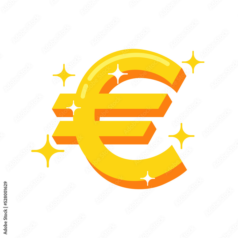 illustration of a euro symbol. business or financial illustration vector graphic asset illustration of a euro symbol. business or financial illustration vector graphic asset