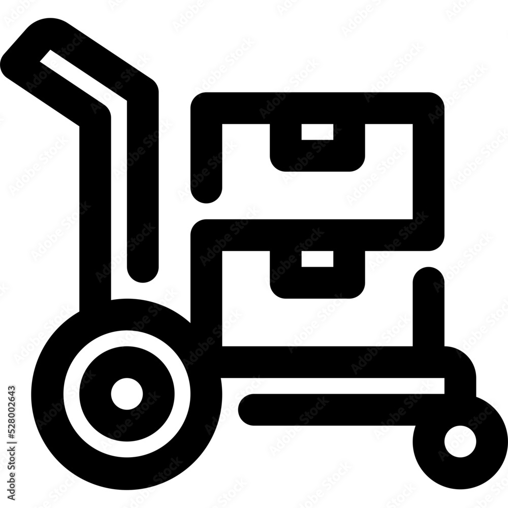 trolley line icon trolley line icon