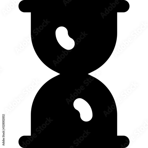 sand clock glyph icon