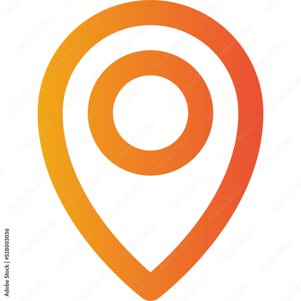 maps and location gradient icon maps and location gradient icon