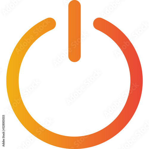 logout gradient icon