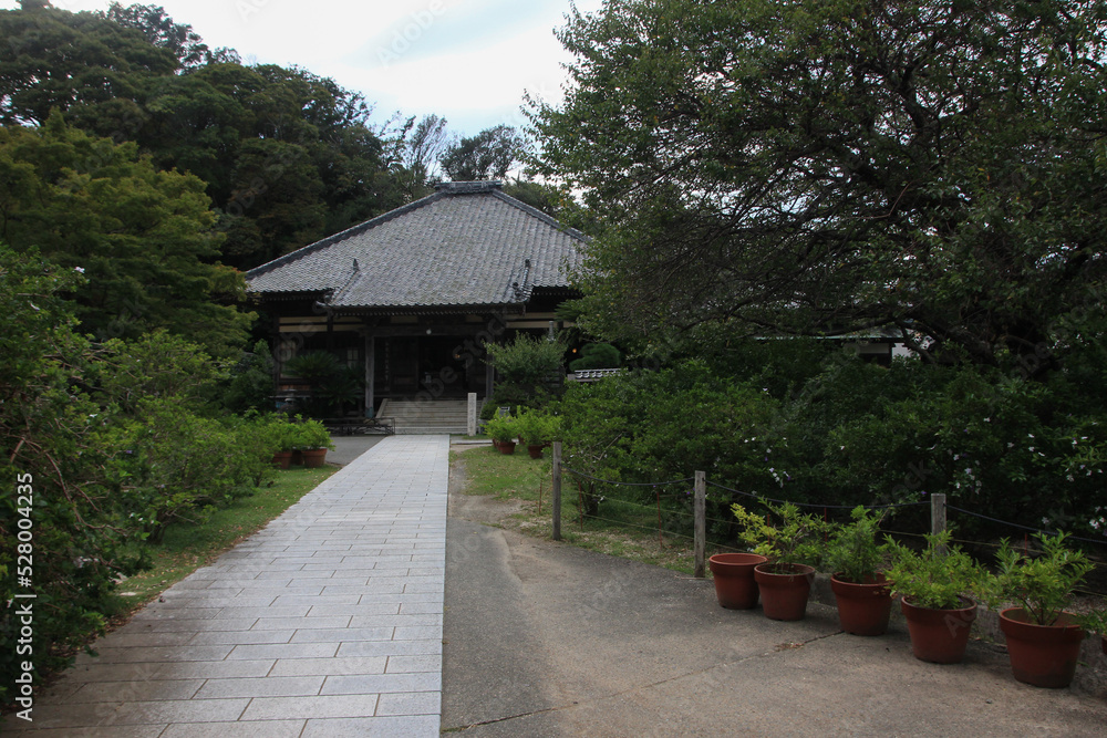 伊豆下田。了仙寺。日米和親条約の付属条約、下田条約が締結された場。