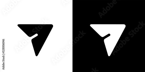 Share, send content icon vector in clipart style. Social media elements