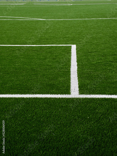 soccer field green with markup elements