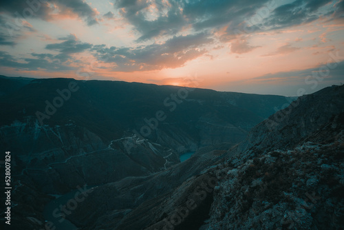 sunset over the mountains © Бислан Закариев