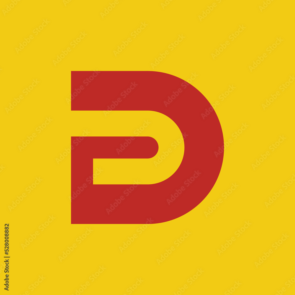 Letter D logo or icon design. template elements. geometric abstract logos Letter D logo or icon design. template elements. geometric abstract logos