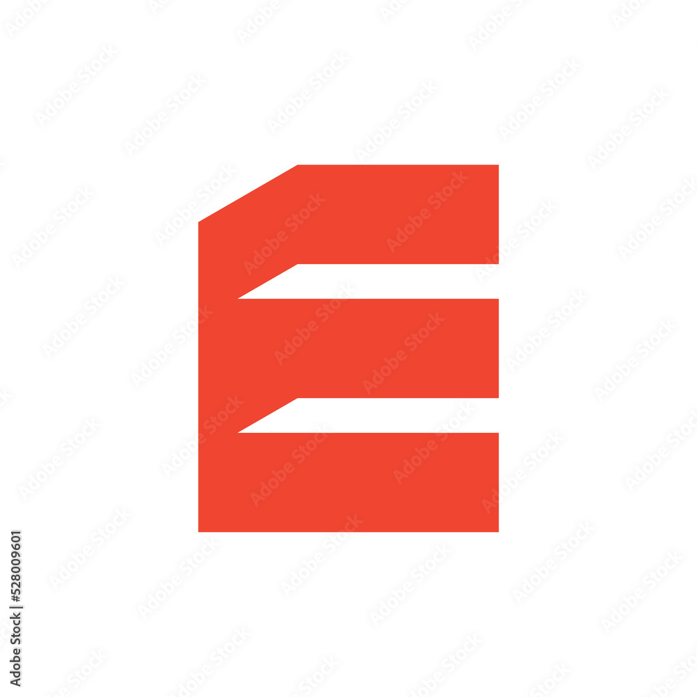 Letter E logo or icon design. template elements. geometric abstract logos Letter E logo or icon design. template elements. geometric abstract logos
