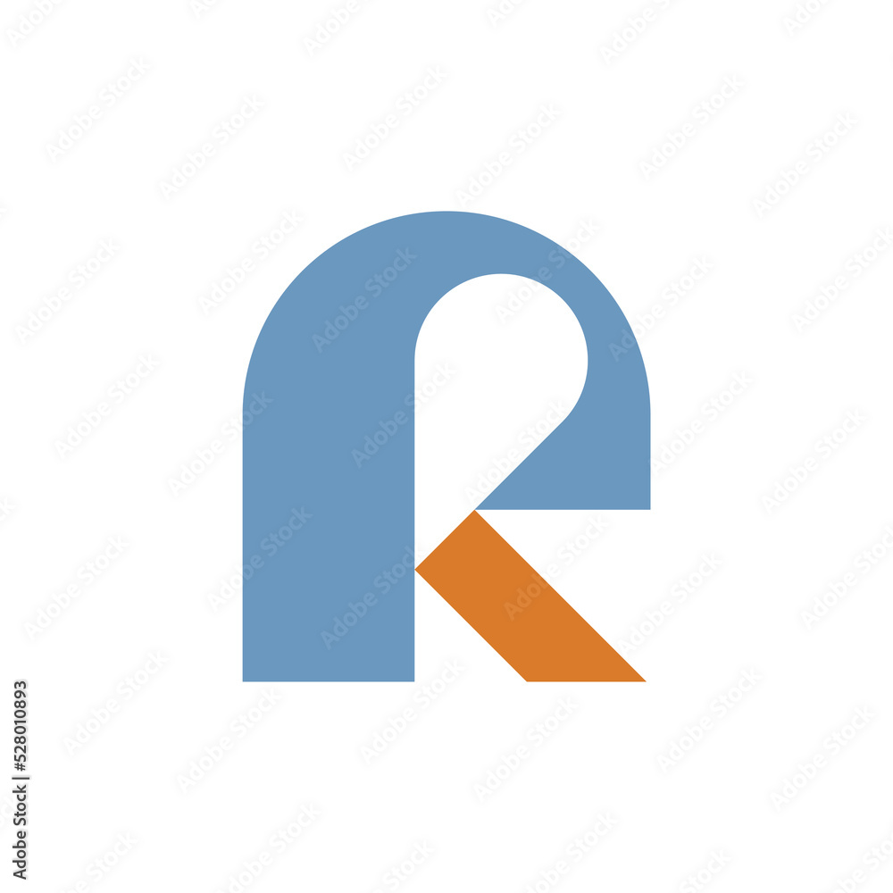 Letter R logo or icon design. template elements. geometric abstract logos Letter R logo or icon design. template elements. geometric abstract logos