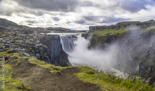 Dettifoss waterfall in the Canyon Iceland