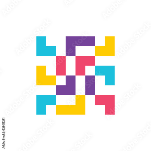 Abstract logo. Geometric abstract logos. Icon design