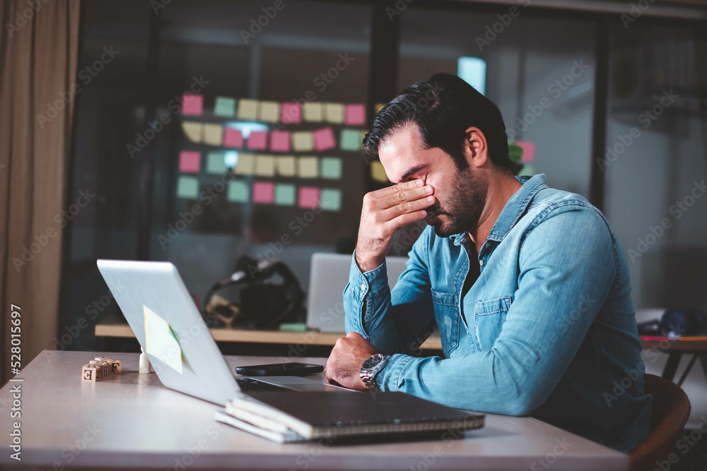The concept of overworked workers at office. desperate and sad concept, Businessman person who working hard job at office. The concept of overworked workers at office. desperate and sad concept, Businessman person who working hard job at office.