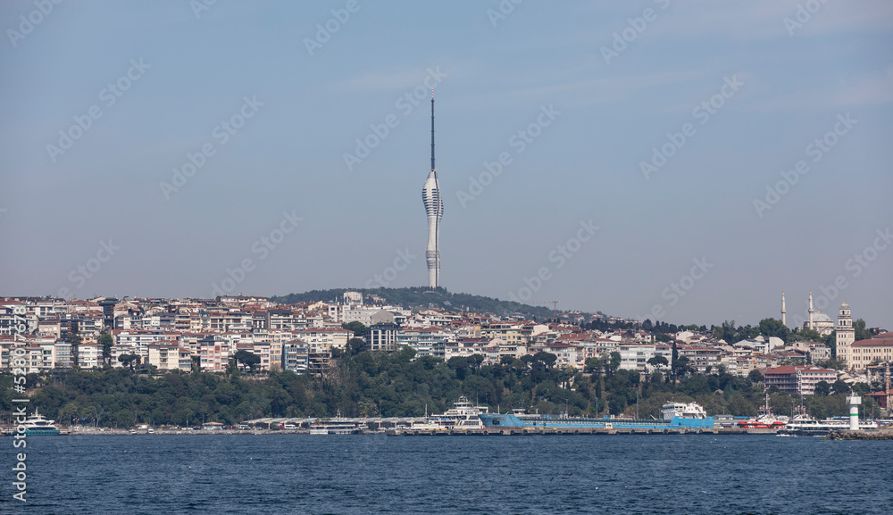 View of the Bosphorus strait