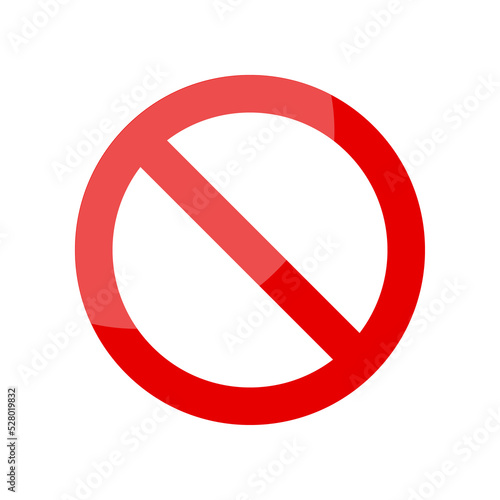 Free Download Restriction icon. Prohibited stop sign. - GFXLoad