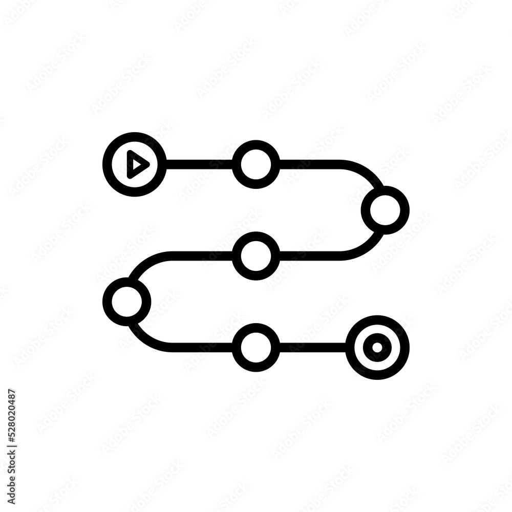 Roadmap icon. Target plan signs. Project development signs. Roadmap icon. Target plan signs. Project development signs.