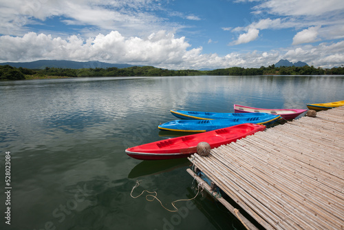 Angnamtong, is a reservoir in Meuang Feuang. its soft opening in March 2022, and is already attracting guests to its villas, floating pavilion and water sport