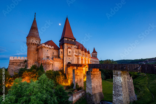 Corvin Castle în Hunedoara în Romania 