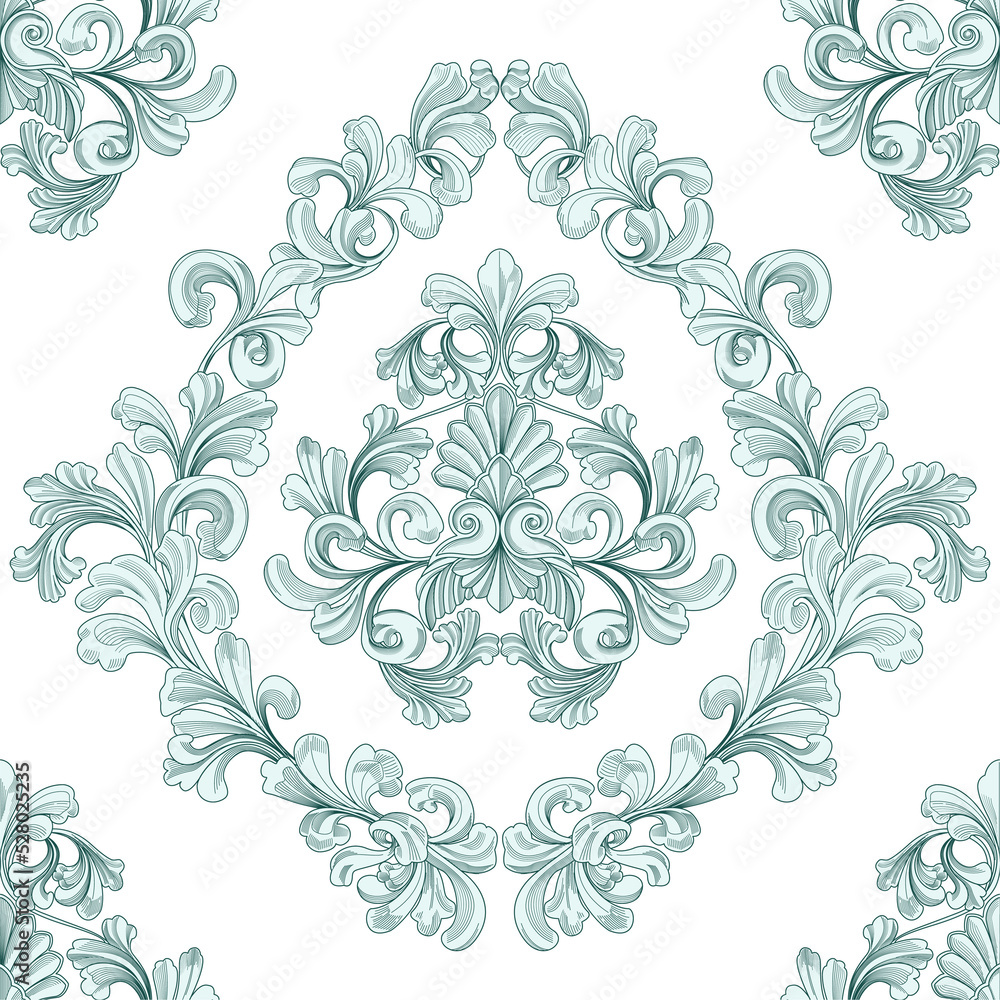 seamless tiling floral wallpaper pattern