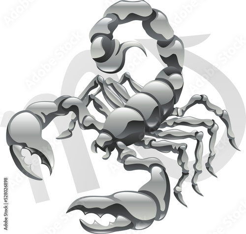 Scorpio the scorpion star sign photo