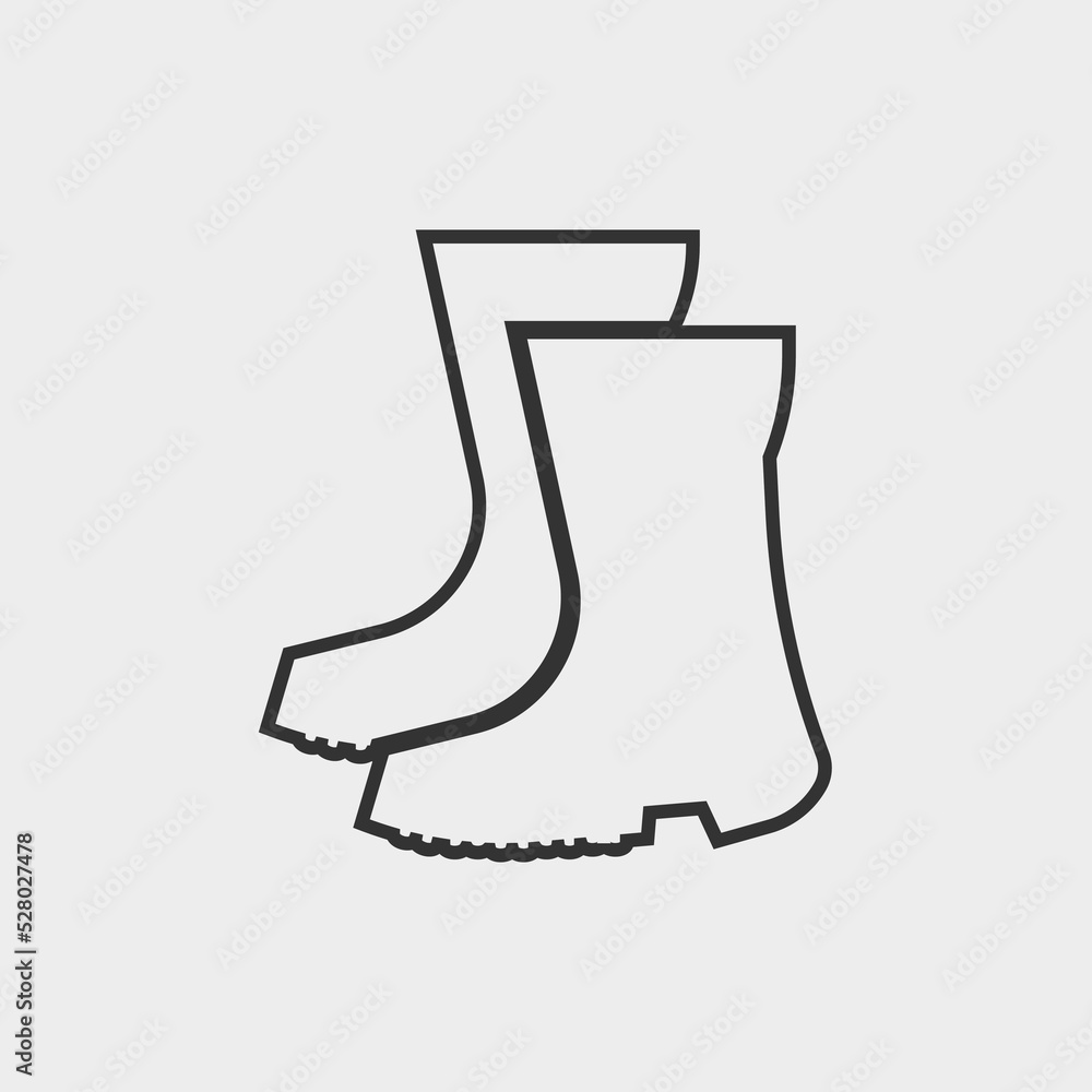 waterproof boots icon waterproof boots icon