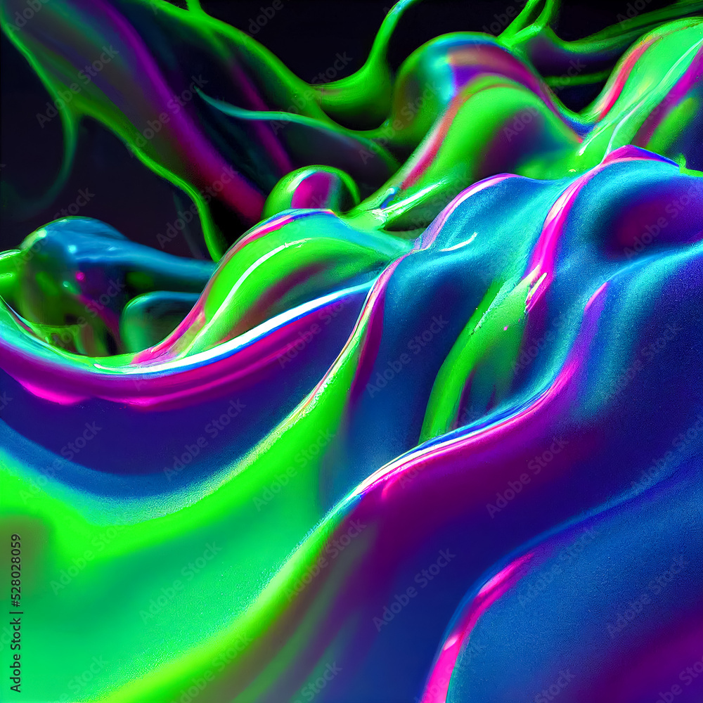 Obraz premium abstract color splash Background. Modern colorful flow poster. Wave Liquid shape color background. Art design for your design project.