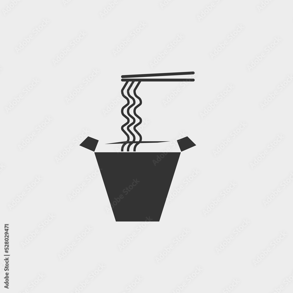 Asian noodles icon Asian noodles icon