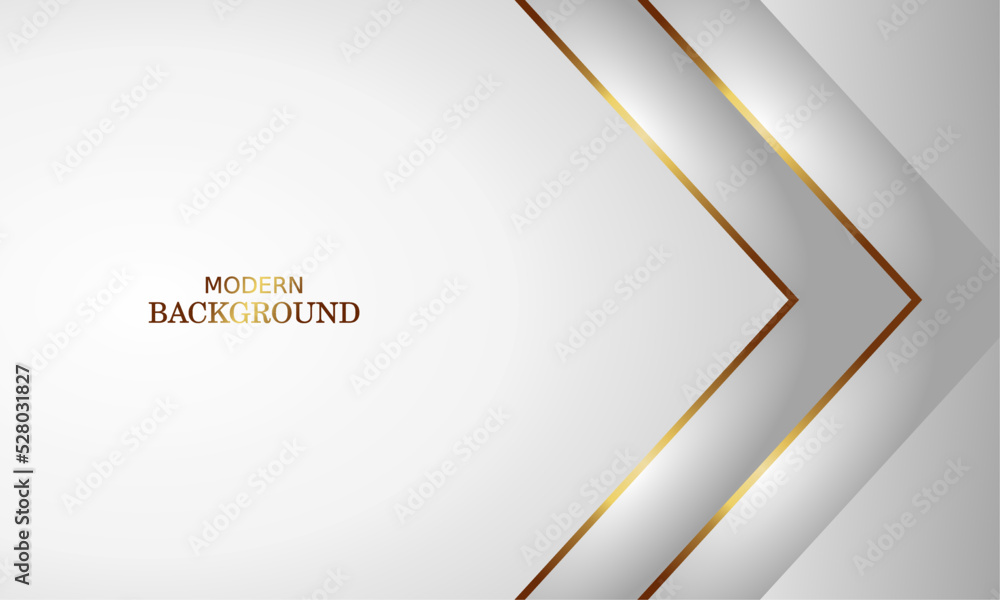 Obraz premium white luxury premium background and gold line.