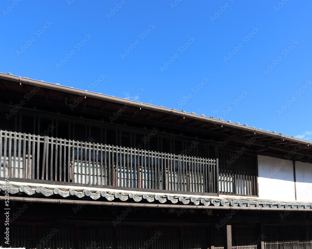 海野宿　宿場町風景