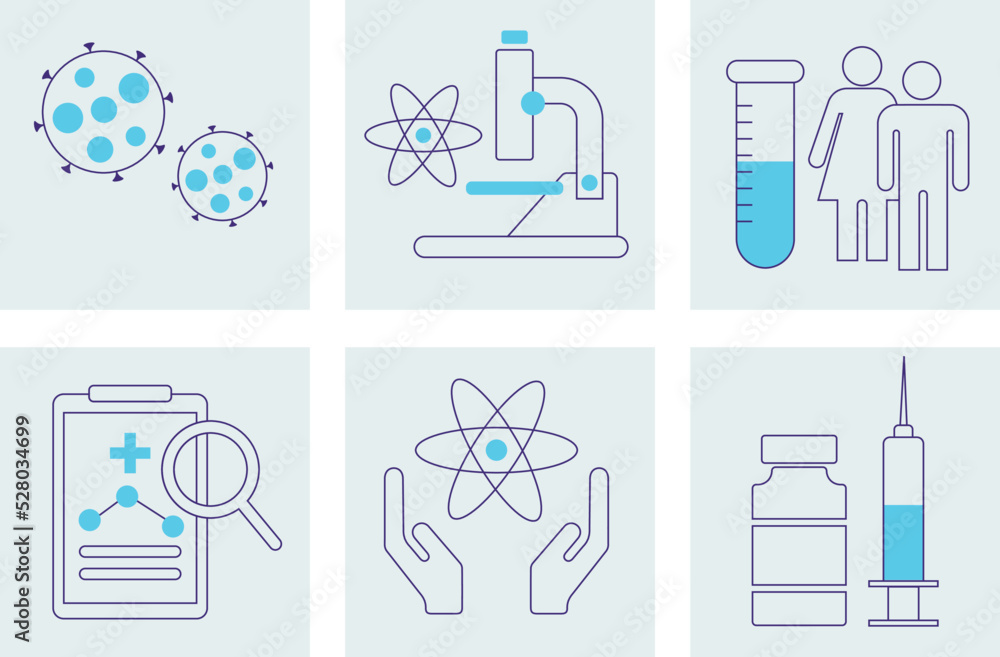 Clinical study and clinical trial icons set. Clinical study and clinical trial pack symbol vector elements for infographic Clinical study and clinical trial icons set. Clinical study and clinical trial pack symbol vector elements for infographic