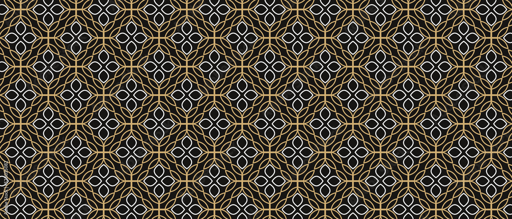 Abstract flat Arabic ornament colorful luxury pattern background design