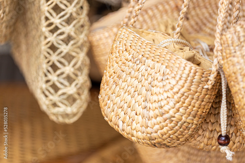 Handcrafted basketry that is exquisite , Wickerwork souvenirs at Chang Moi Road