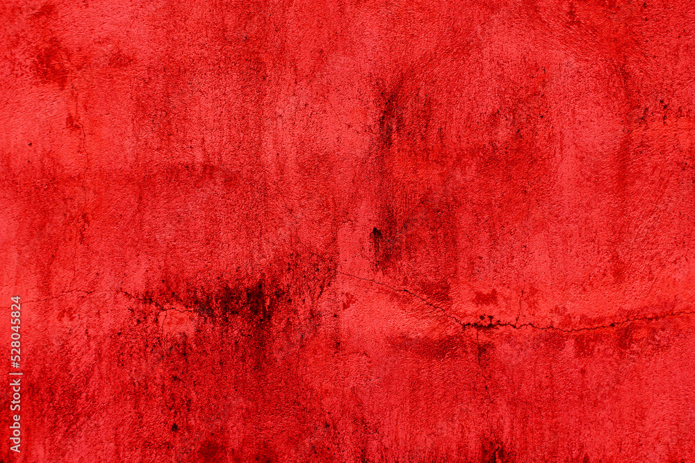 scary red wall for background. red wall haunted and spooky. horror concept