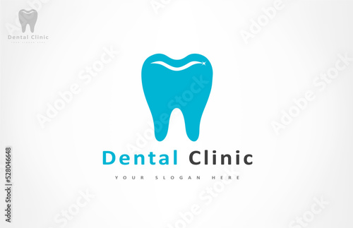 Tooth logo vector. Dental clinic. Dentistry design. 