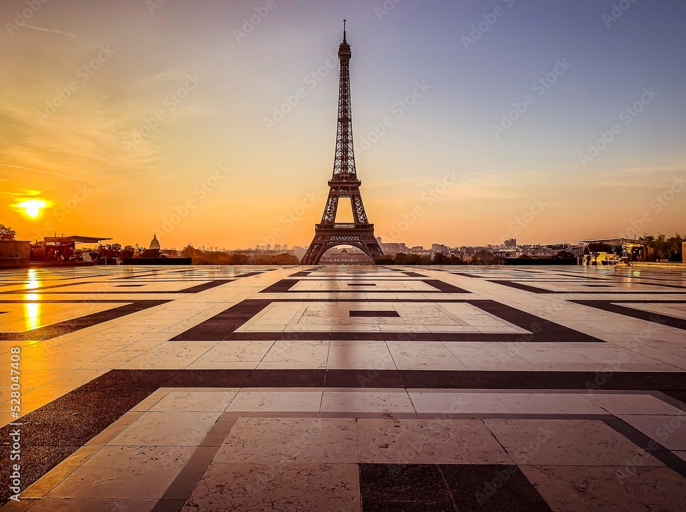 Tour Eiffel, place du Trocadero, Paris