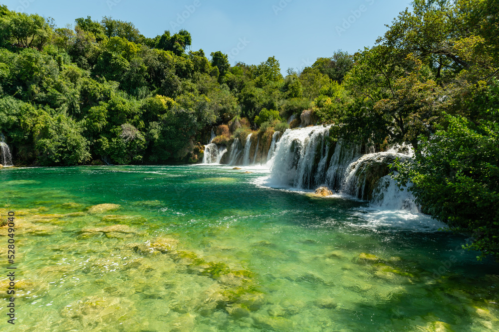 krka waterfalls in Croatia