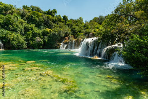 Fototapeta Naklejka Na Ścianę i Meble -  krka waterfalls in Croatia