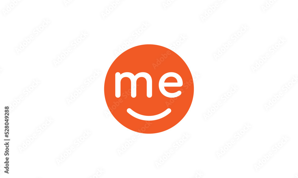 ME Smile Logo simple and clean design ME Smile Logo simple and clean design