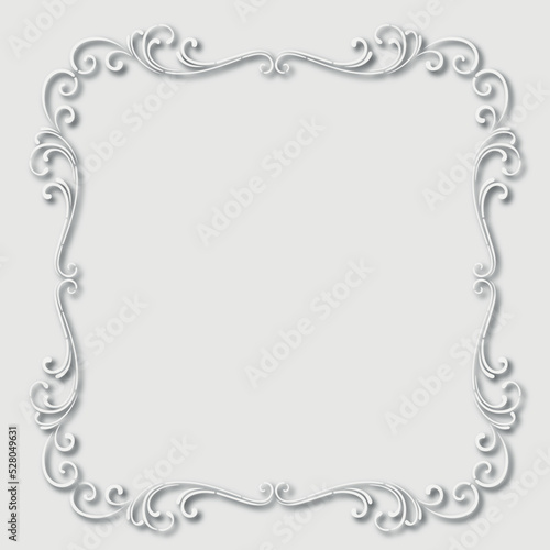 Frame, in the style of an ornament, Vector illustration eps 10, Art.