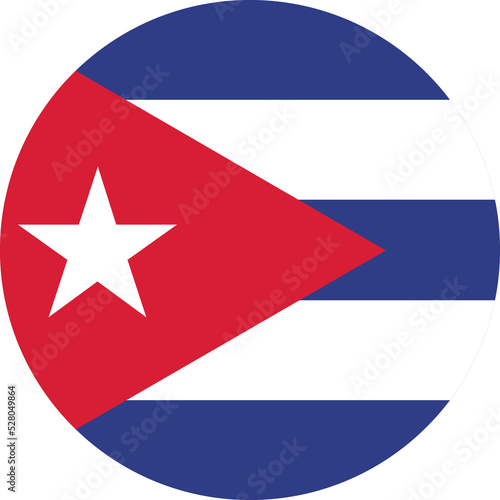 Circle flag vector of Cuba Free Download Circle flag vector of Cuba - GFXLoad