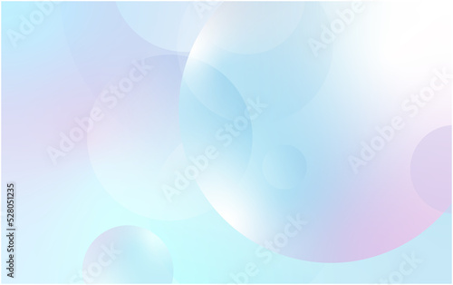 青と紫のグラデーション、円の集まり、背景イラスト素材