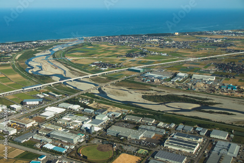 上空から見た日本の風景